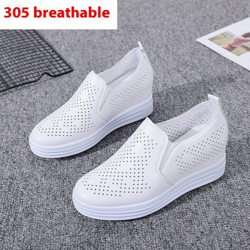 Wedge Shoes Casual Female Spring And Summer Hollow Out