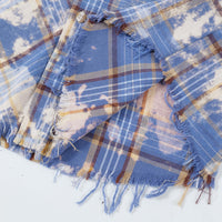 Fashion Personality Plaid Tie-dyed Shirt For Men
