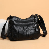 Middle-aged And Elderly Crossbody Small Bag Soft Leather Mother-in-law Crossbody Shoulder Bag Elegant