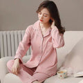 Long Sleeve Cardigan Plus-sized Plus-sized Can Be Worn Outside Cotton Loungewear Suit