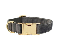 Velvet Pet Collar Traction Rope
