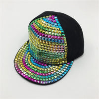 Parent-Child Children's Diamond Rivet Baseball Cap