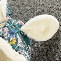 Winter Padded Quilted Baby Onesies