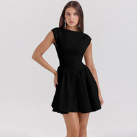 Women's Fashion Bare Back Waist-controlled Lace-up Dress