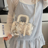Korean-style Minimalist Versatile Niche Cylindrical Tote Bag