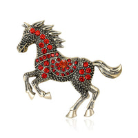 Year Of The Horse Zodiac Brooch Light Luxury And Versatile