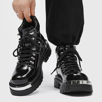 Men's Versatile Chunky-soled Dr Martens Boots