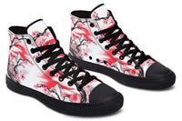 Printed Couple High Top Canvas Shoes