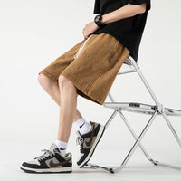 Fashionable Loose All-match Trendy Straight Retro Cropped Men's Pants