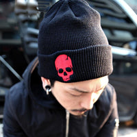 Woolen Hat Punk Embroidered Skull Personality Hip Hop Knitted Hat