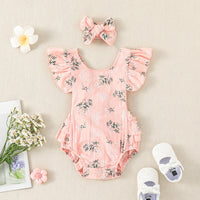 Infant Toddler New Sleeveless Triangle Rompers Baby Cute Strap Jumpsuit