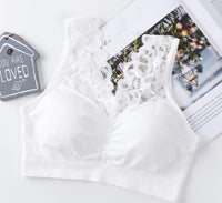 Lace Plus Size Plus-sized Seamless Beauty Back Tube Top Without Steel Ring Women
