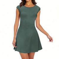 Sleeveless High-end Womens Midi Dress