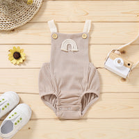 Summer Sleeveless Hidden Hook Universal Men And Women Baby Jumpsuits