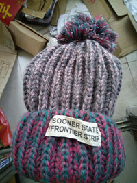 Ladies Woolen Pleated Winter Knitted Hat
