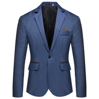 Solid Color Small Suit Hot Sale Men One Button Suit