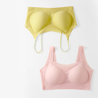 Women's Push Up Rimless Sports Beautiful Back Bra