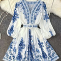 Women's High-End Ethereal Bohemian Printed Dress