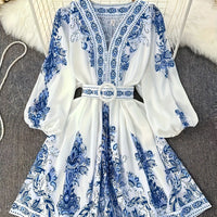 Women's High-End Ethereal Bohemian Printed Dress