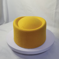 Womens Retro French-style Dome Jazz Hat Woolen Top Hat All-Season Faux-Wool Hat For FallWinter