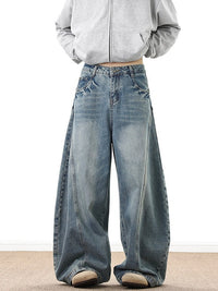 Men's And Women's American Retro Loose Pants