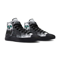Printed Couple High Top Canvas Shoes