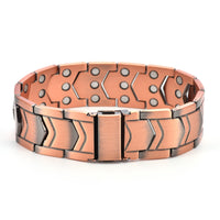 Dual-strike Exotic-style Magnetic Braceletsuitable For Couples Available Wholesale For Magnetic Therapy
