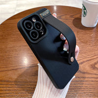 Wrist Strap Bracket Vertical Pattern Phone Case