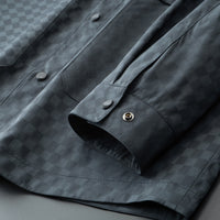 Spring And Autumn Plus Size Men's Loose Casual Polo Collar Jacket