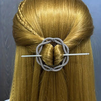 Female Viking Barrettes Animal Alloy Crescent Cloud