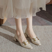 Chunky Heel High-heel Commuter Shallow Shoes