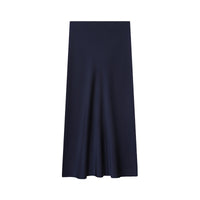 Silk Satin Texture Simple And Fashionable Straight Skirt For Women