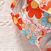 Floral Multicolor Sling Triangle Rompers