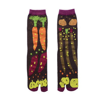Toe Socks 200-needle Jacquard Combed Cotton For Women