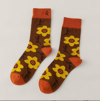 12Constellations Embroidered Socks Autumn And Winter