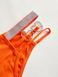 Thin Low Waist Silver Ribbon Thin Breathable Traceless Underwear