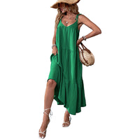 Fresh Sweet And Elegant Mid-length Sleeveless Dress