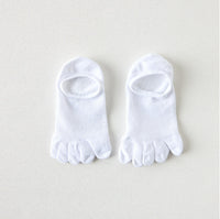 Men's Cotton Deodorant And Sweat-absorbing Breathable Five Toe Socks