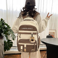 Student Large Capacity Schoolbag Portable Burden Alleviation Backpack