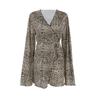 Knitted Long-sleeve Pajama Robe With Tie Closure Loose And Comfortable Loungewear
