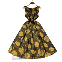 Stylish High-End Jacquard Square-Neck Sleeveless Dress For Women
