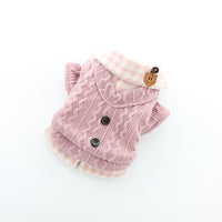 Fake Two Piece Pet Costume Cute Bichon Frise Small Dog
