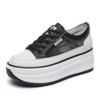 Rice Mesh Surface Breathable Platform Shoes Fashion