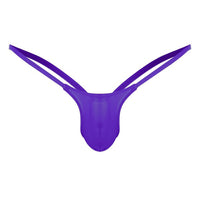 Men's Thong Full Color Plain Double Ding T-shaped Panties Boys Underwear