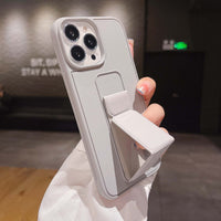 Candy Color Bracket Silicone Phone Case