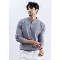 Autumn And Winter New Long-sleeved Knitted Sweater For Men Slim Fit