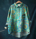 Women's Fashion Individual Casual Animal Print Shirt