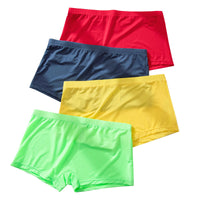 Men's Ice Silk Thin Transparent Boxer Briefs