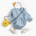 Baby Denim Clothes Bodysuit Wrap Fart Romper