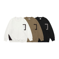 Men's Fall Winter Trend Loose Color Matching Casual Top